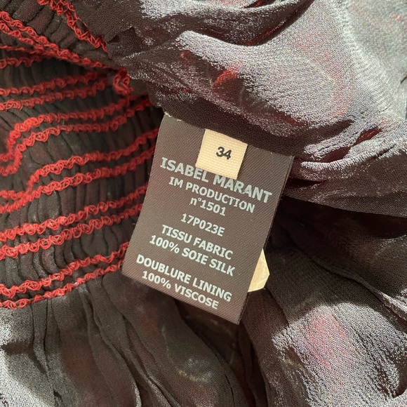 Isabel marant cute skirts mini silk - Picture 3 of 4